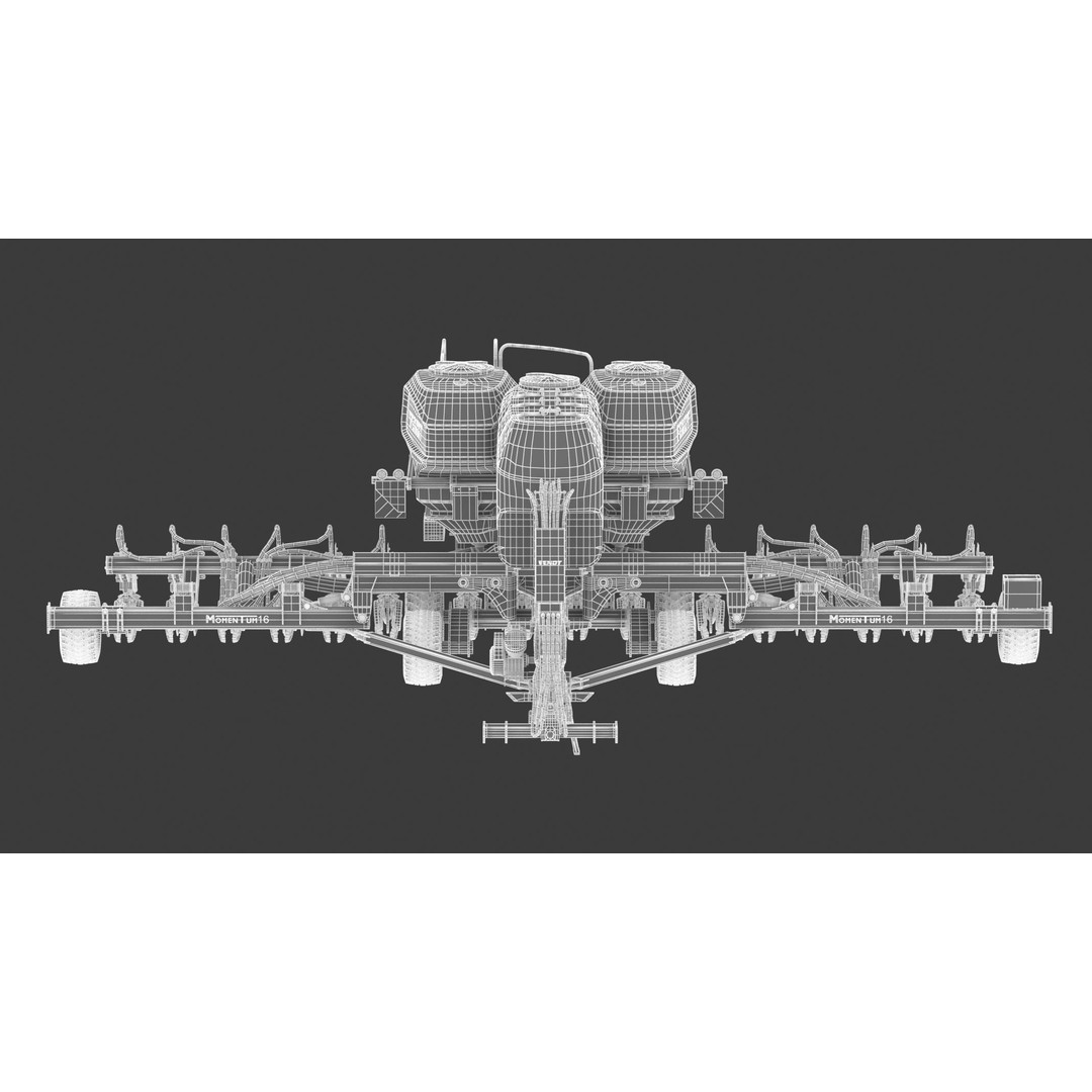 Fendt Momentum Planters 3D Model – High Poly Agriculture Asset, FBX, Blender - View 28