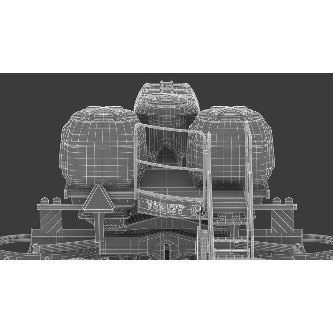 Fendt Momentum Planters 3D Model – High Poly Agriculture Asset, FBX, Blender - View 33