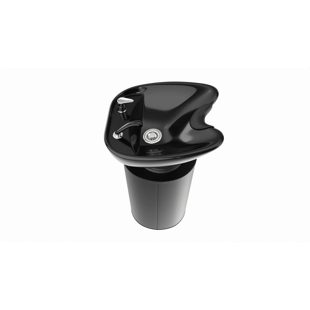 Hairdresser Sink 3D Model – PBR Beauty Salon Washing Station, FBX - View 3