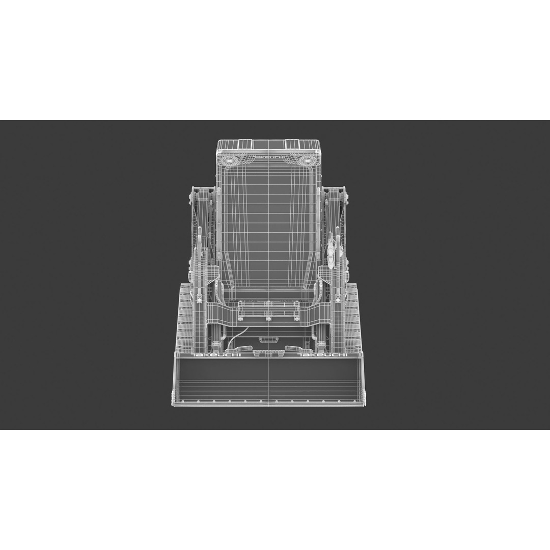 Takeuchi TL8R2 Compact Track Loader 3D Model – PBR Textured, FBX, OBJ - View 16