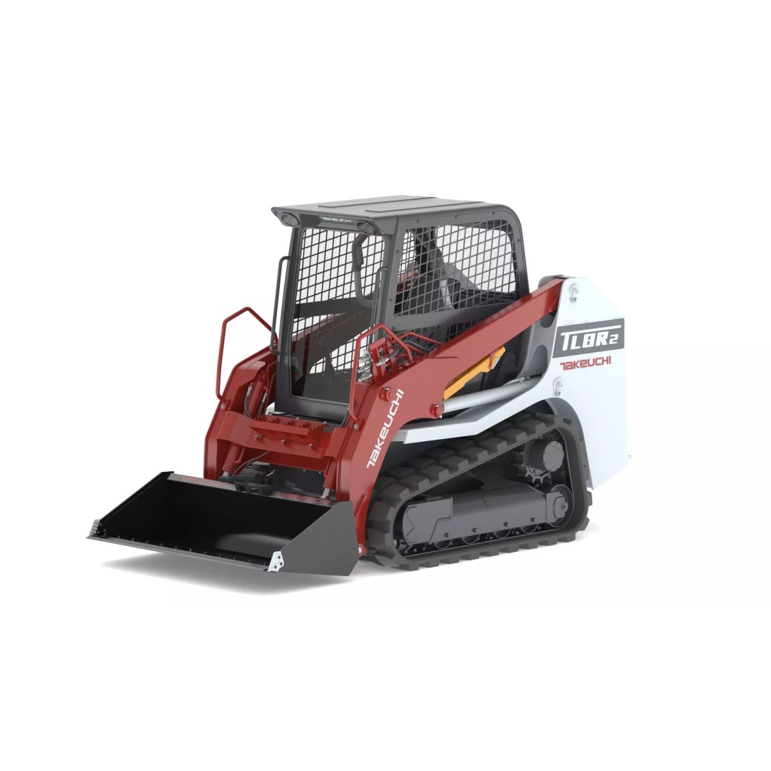 Takeuchi TL8R2 Compact Track Loader 3D Model – PBR Textured, FBX, OBJ - View 2