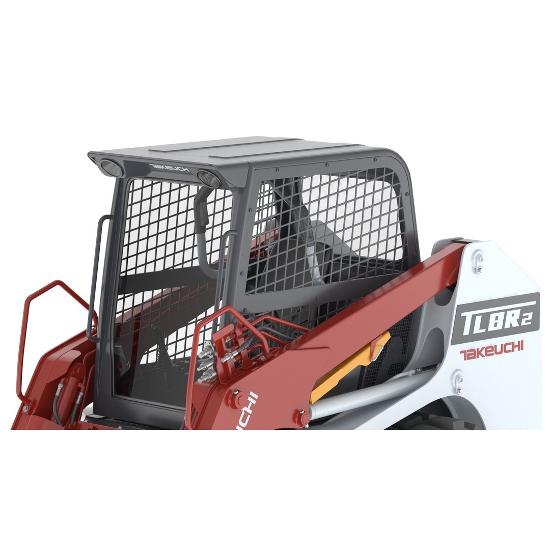Takeuchi TL8R2 Compact Track Loader 3D Model – PBR Textured, FBX, OBJ - View 20