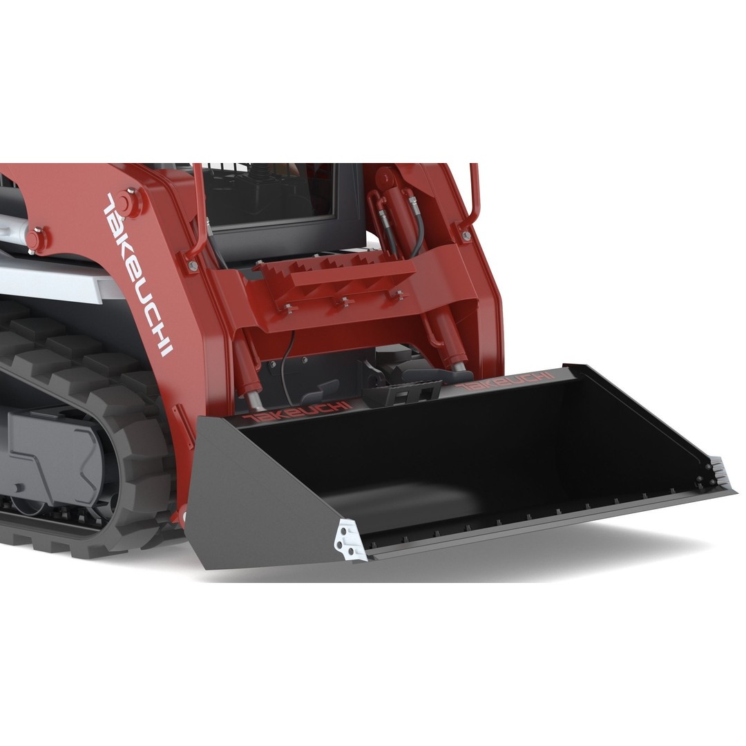 Takeuchi TL8R2 Compact Track Loader 3D Model – PBR Textured, FBX, OBJ - View 21