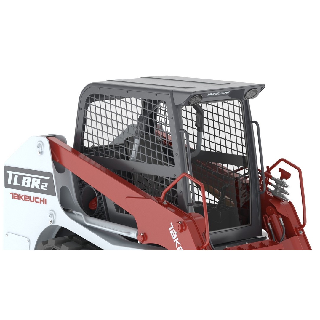Takeuchi TL8R2 Compact Track Loader 3D Model – PBR Textured, FBX, OBJ - View 24