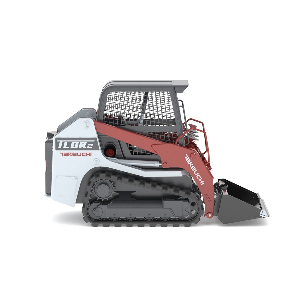 Takeuchi TL8R2 Compact Track Loader 3D Model – PBR Textured, FBX, OBJ - View 6