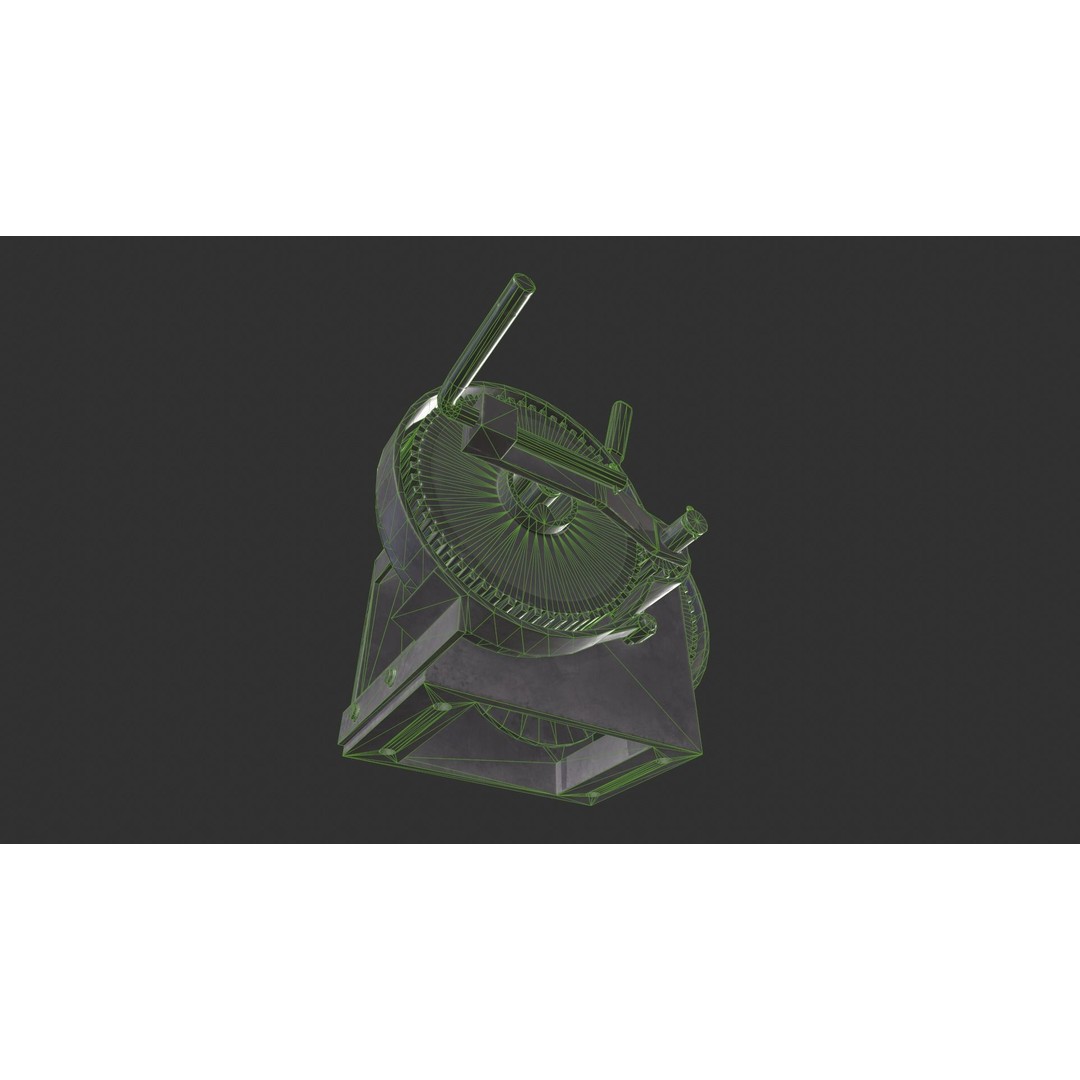 Crank Mechanism 3D Model – Low Poly Game Asset with PBR Textures - View 10