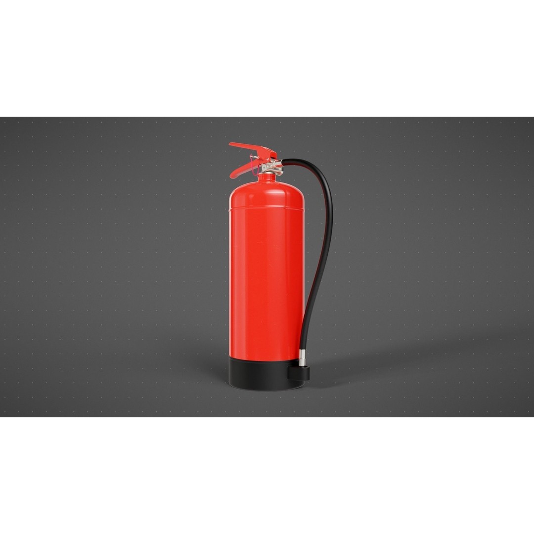 Wet Chemical Fire Extinguisher 3D Model – High Poly PBR Asset, Blender, FBX - View 5