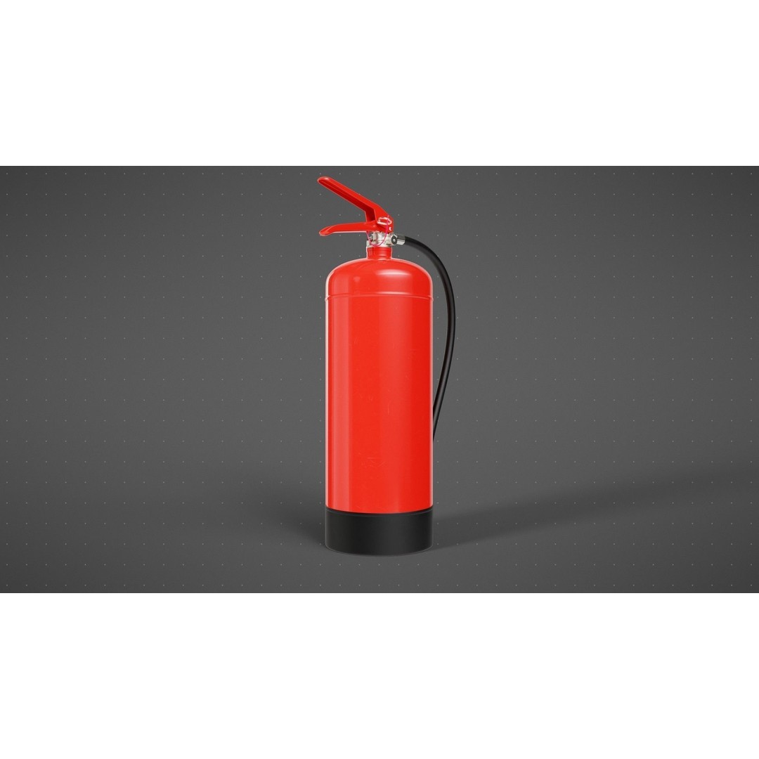 Wet Chemical Fire Extinguisher 3D Model – High Poly PBR Asset, Blender, FBX - View 7