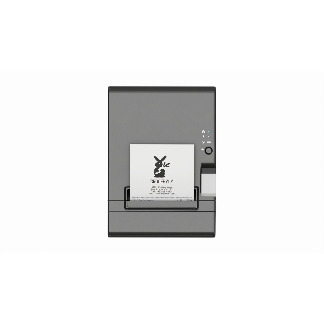 POS Receipt Printer 3D Model – High Quality PBR Asset, FBX & OBJ - View 7