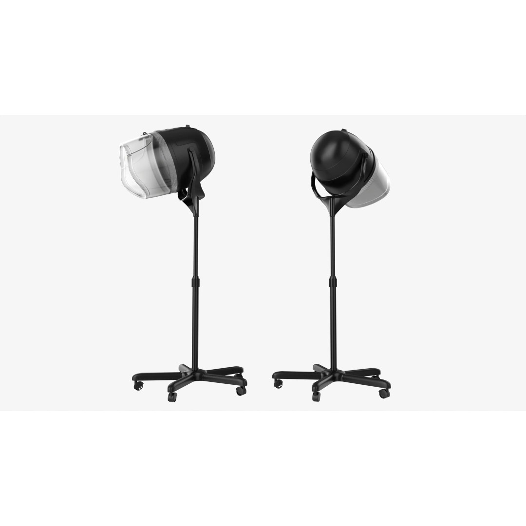 Freestanding Hair Dryer 3D Model – High Poly PBR Salon Equipment, FBX - View 2