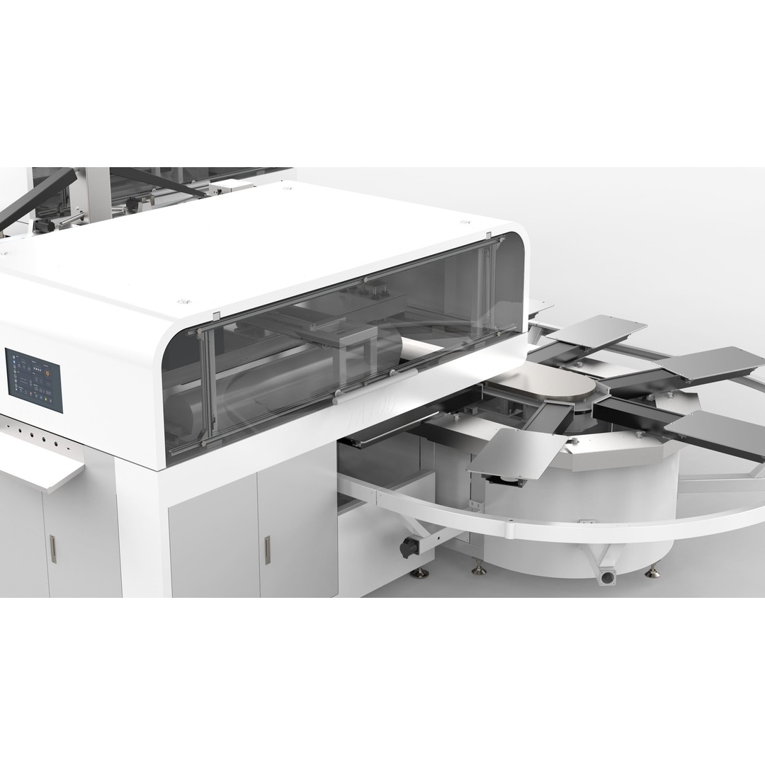 Fully Automatic 24 Station Oval Printing Machine 3D Model – High Poly Industrial Asset, OBJ, FBX - View 12