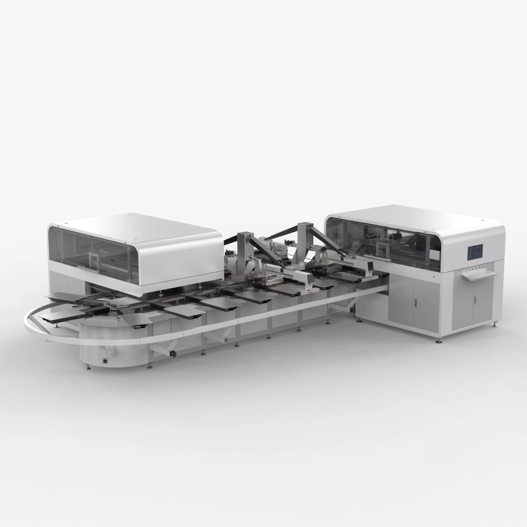 Fully Automatic 24 Station Oval Printing Machine 3D Model – High Poly Industrial Asset, OBJ, FBX - View 2