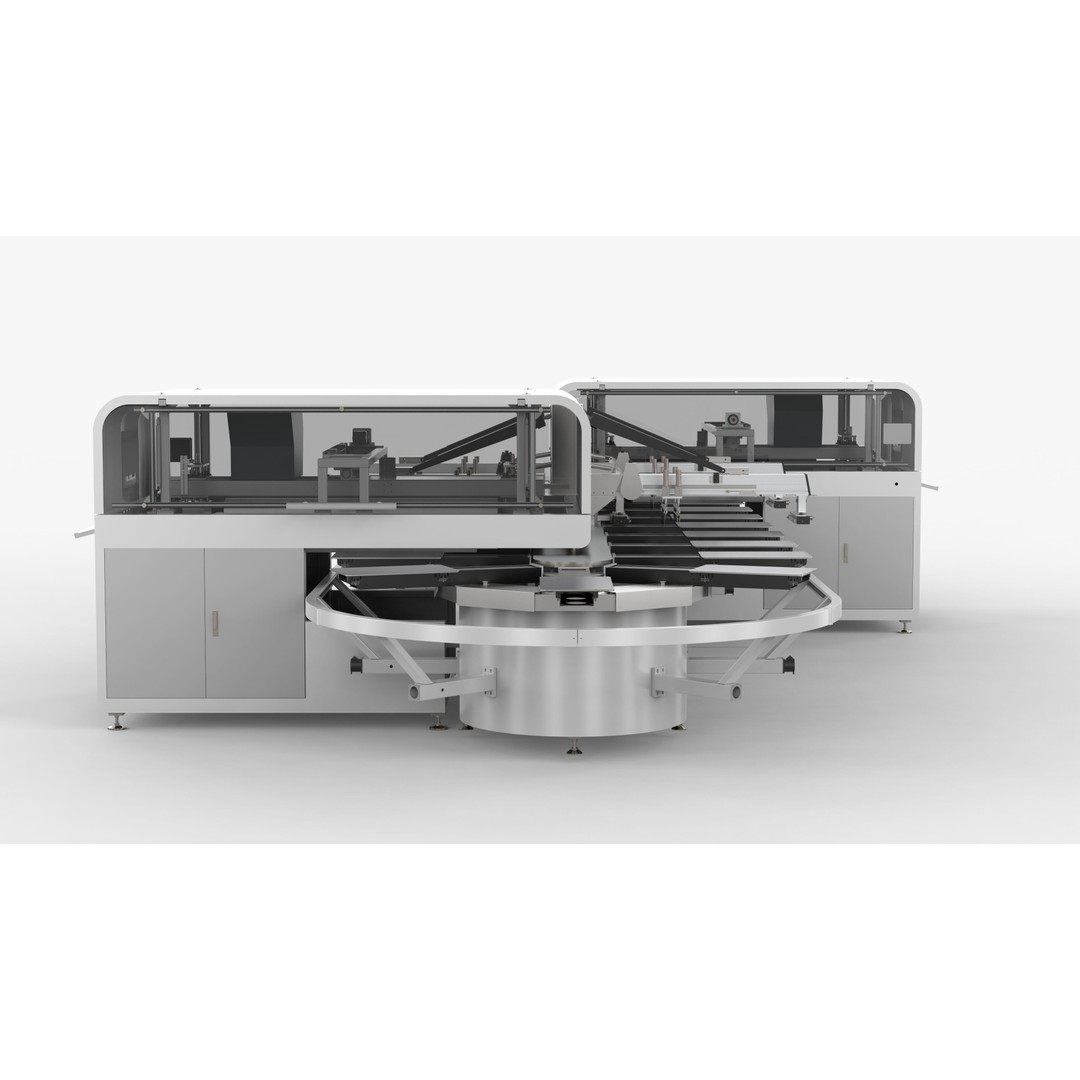Fully Automatic 24 Station Oval Printing Machine 3D Model – High Poly Industrial Asset, OBJ, FBX - View 7