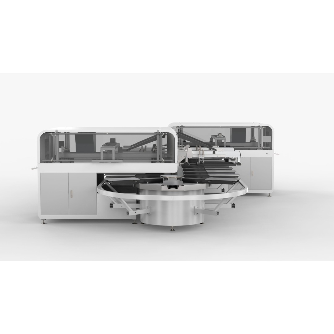 Fully Automatic 24 Station Oval Printing Machine 3D Model – High Poly Industrial Asset, OBJ, FBX - View 9