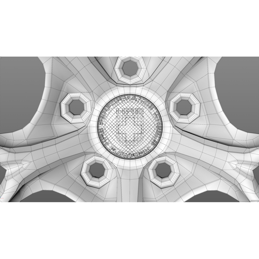 HRE S101SC 3D Model – High Poly Vehicle Wheel, FBX, OBJ, Blender - View 34