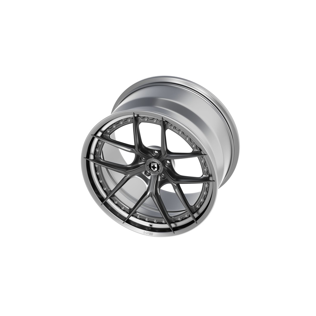 HRE S101SC 3D Model – High Poly Vehicle Wheel, FBX, OBJ, Blender - View 5