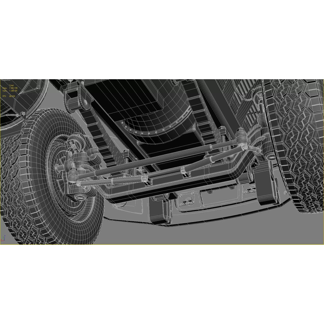 Truck Mixer 3D Model – High Poly Industrial Vehicle, FBX, OBJ, Max