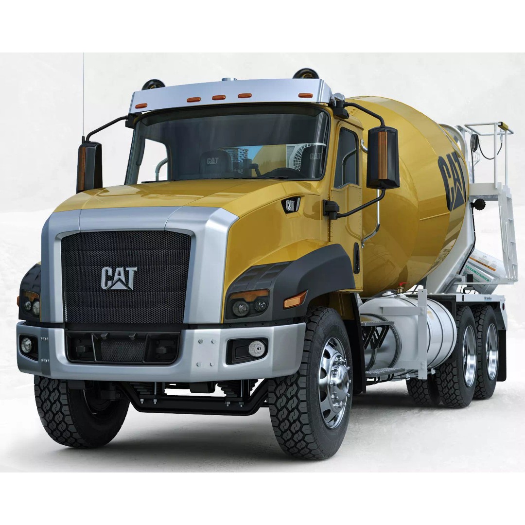 Truck Mixer 3D Model – High Poly Industrial Vehicle, FBX, OBJ, Max - View 14