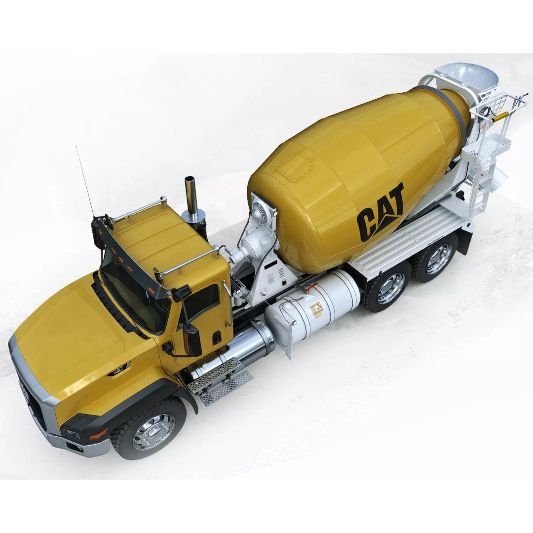 Truck Mixer 3D Model – High Poly Industrial Vehicle, FBX, OBJ, Max - View 17