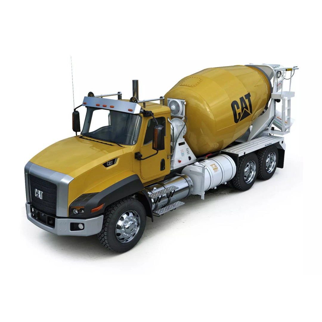 Truck Mixer 3D Model – High Poly Industrial Vehicle, FBX, OBJ, Max - View 2