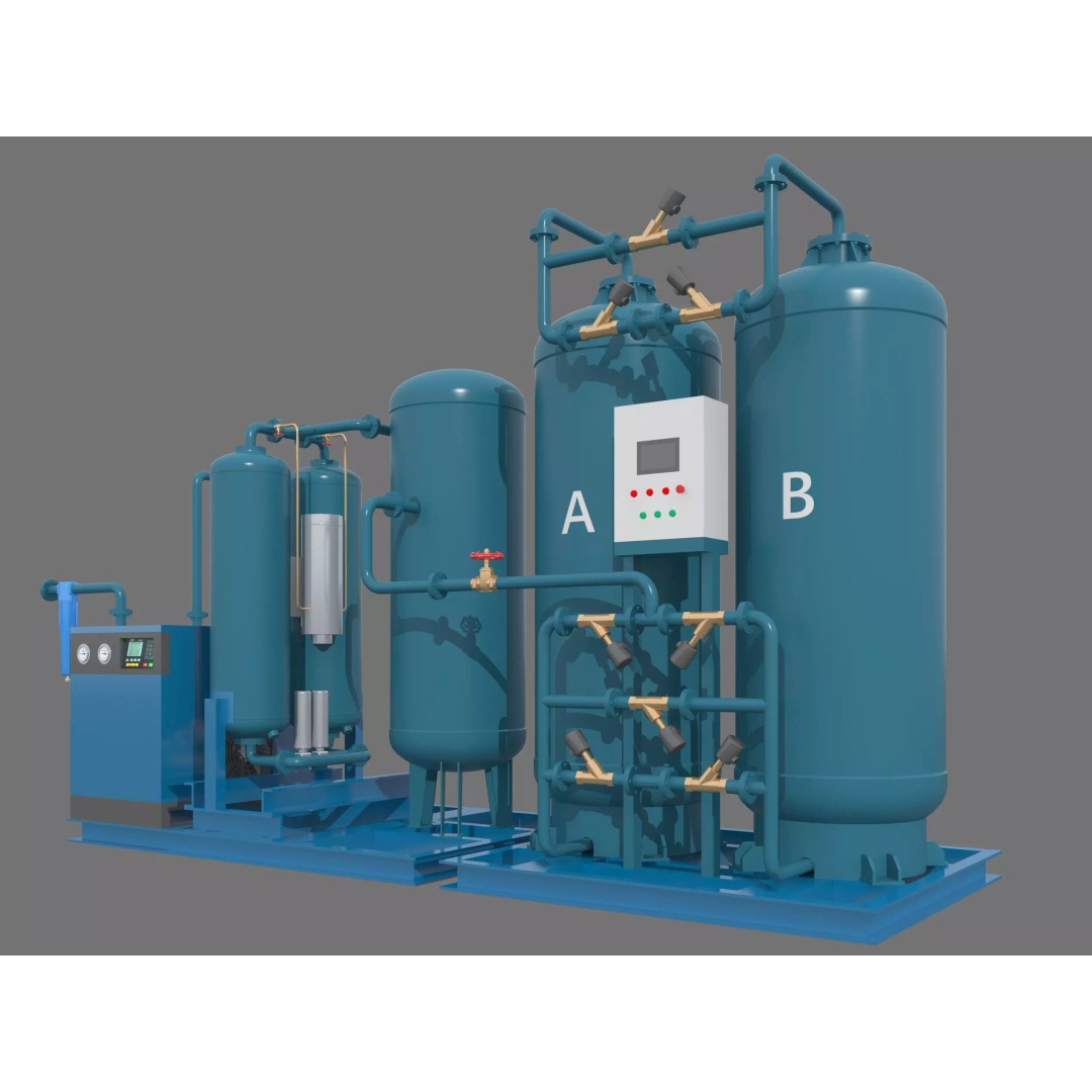 Oxygen Machine 3D Model – High Poly Industrial Equipment, FBX, OBJ - View 4