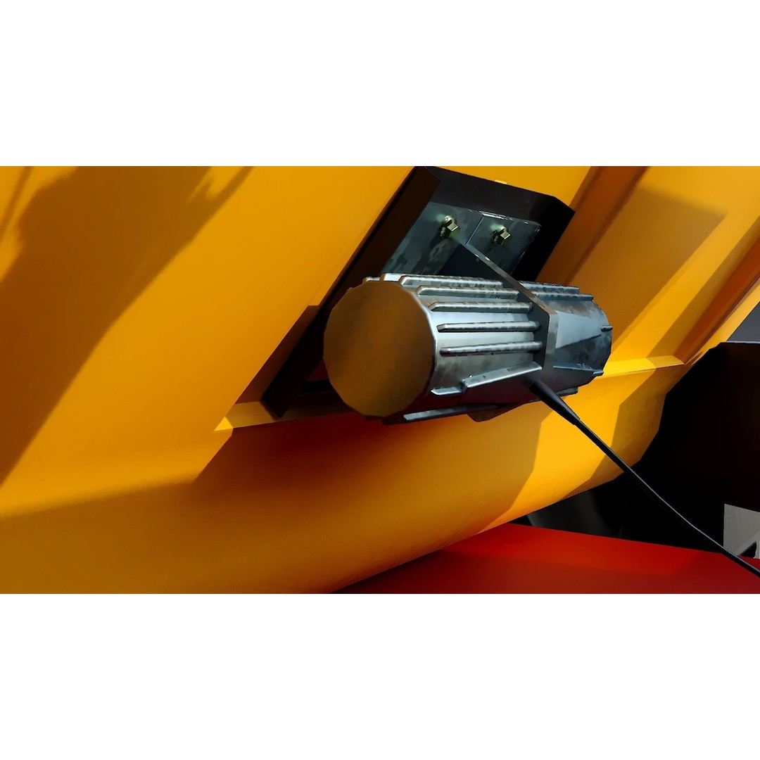 Dump Truck 3D Model – Low Poly Vehicle with Snowplow, FBX & OBJ - View 22