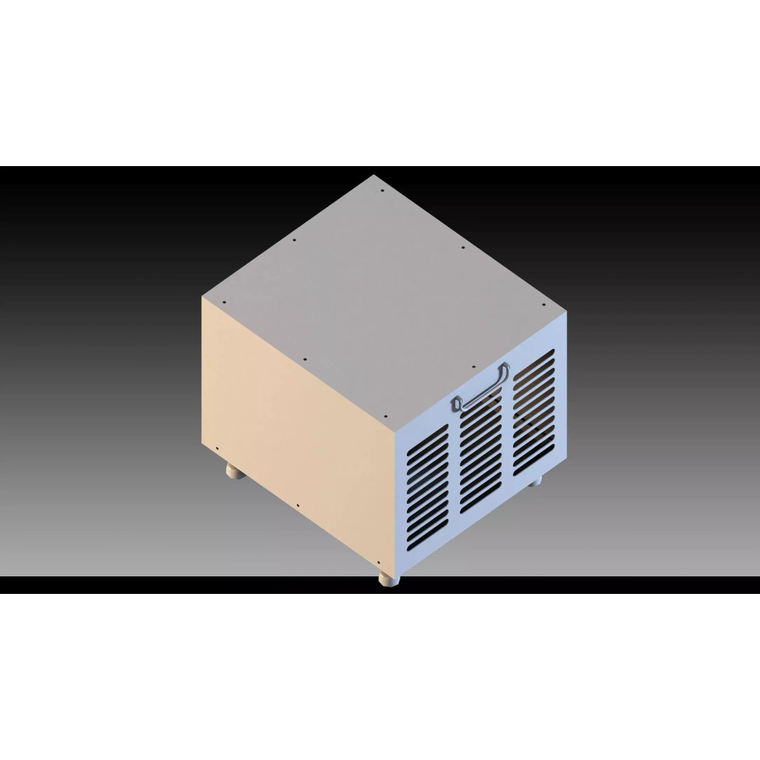 Industrial HVAC System 3D Model – High Detail Asset Kit, FBX, Blender - View 12