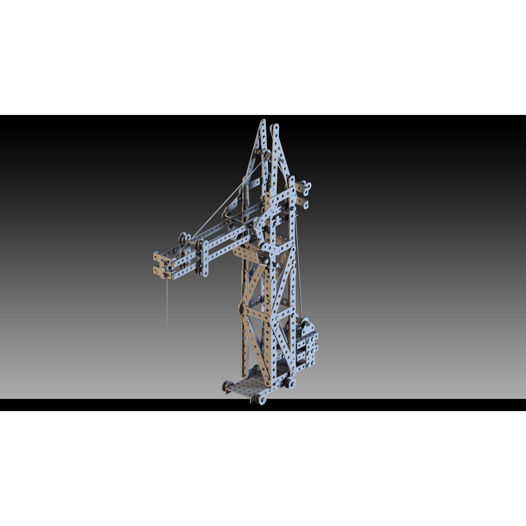 Pickup Cranes 3D Model – High Detail Industrial Props, FBX & Blender - View 10