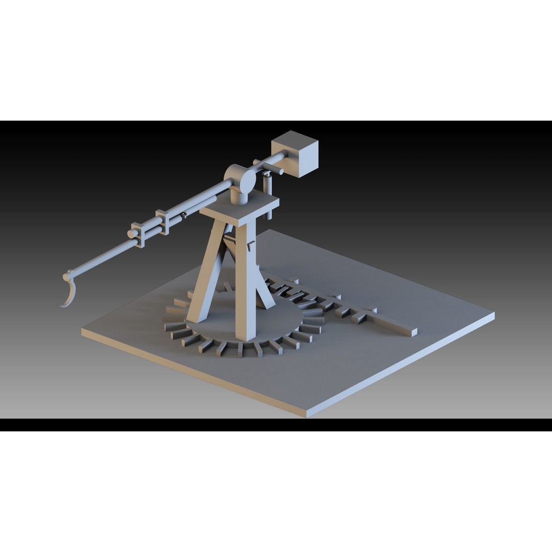 Pickup Cranes 3D Model – High Detail Industrial Props, FBX & Blender - View 11