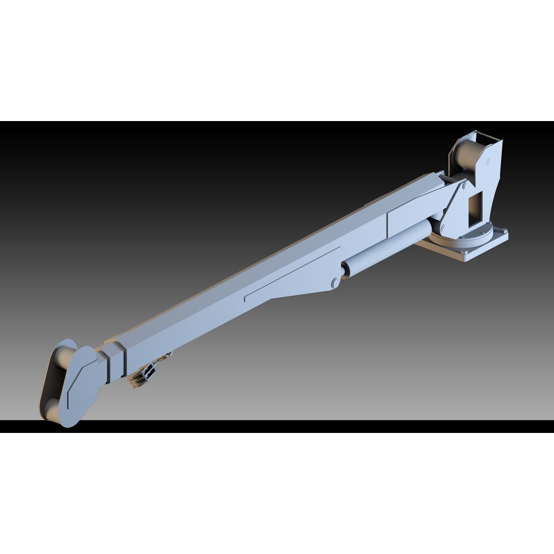 Pickup Cranes 3D Model – High Detail Industrial Props, FBX & Blender - View 14