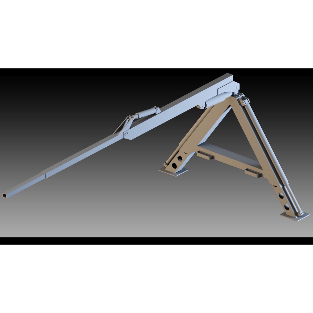Pickup Cranes 3D Model – High Detail Industrial Props, FBX & Blender - View 15