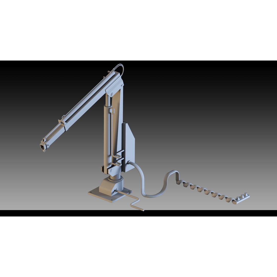 Pickup Cranes 3D Model – High Detail Industrial Props, FBX & Blender - View 16