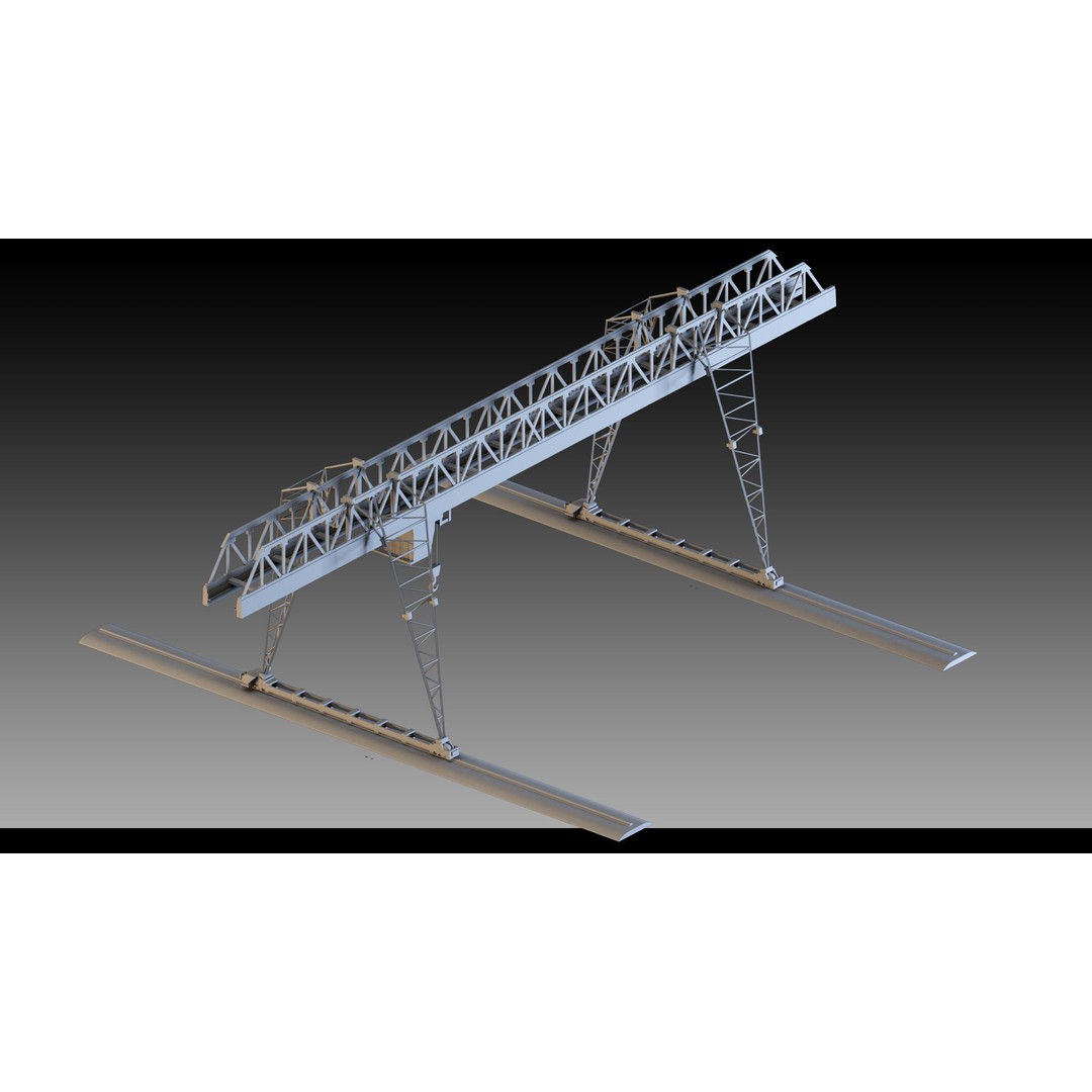 Pickup Cranes 3D Model – High Detail Industrial Props, FBX & Blender - View 26