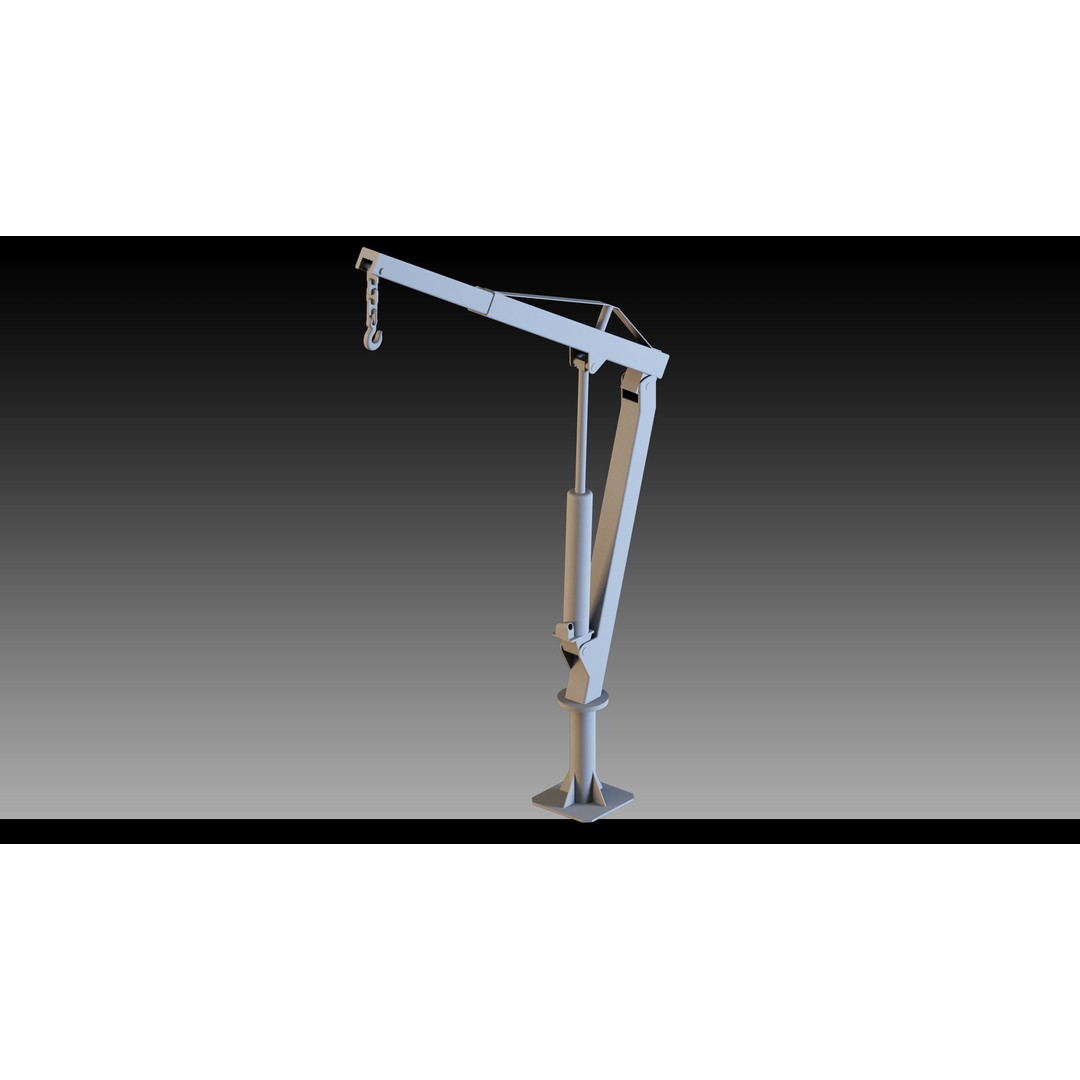 Pickup Cranes 3D Model – High Detail Industrial Props, FBX & Blender - View 27