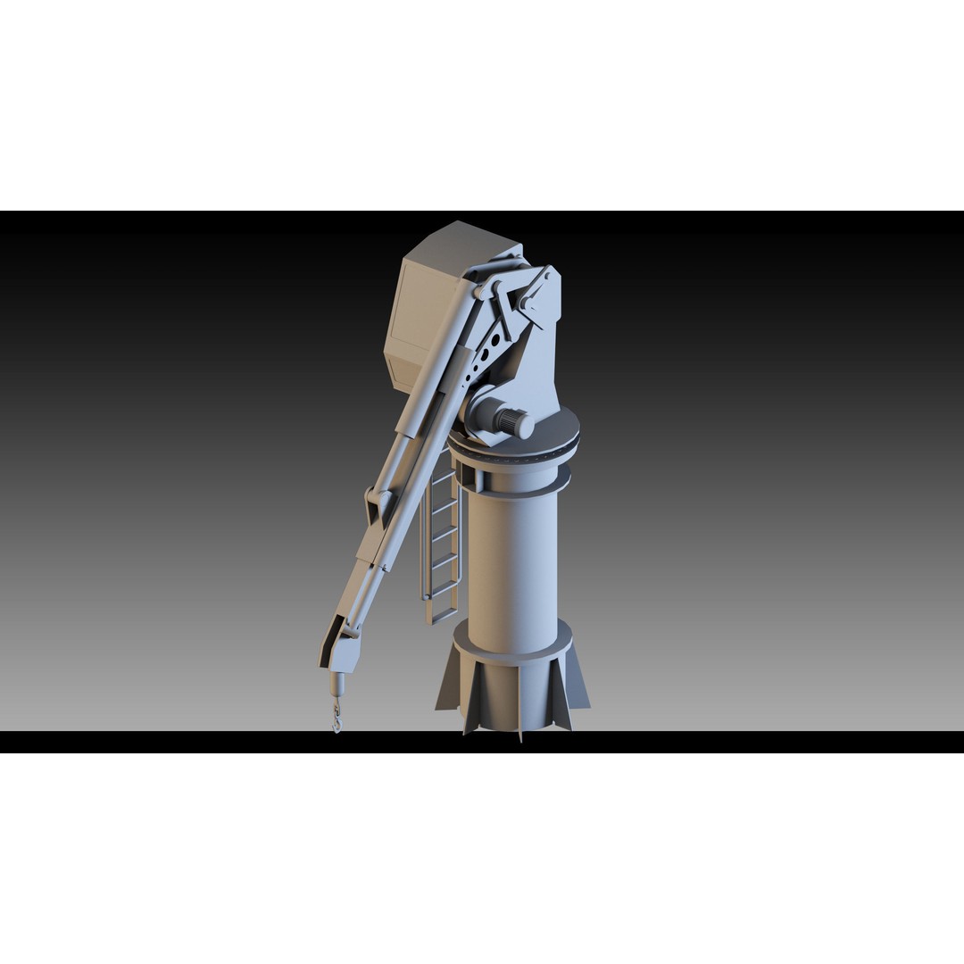 Pickup Cranes 3D Model – High Detail Industrial Props, FBX & Blender - View 6