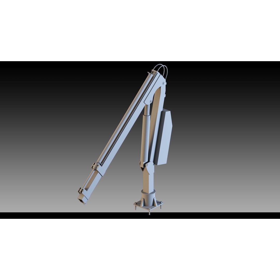 Pickup Cranes 3D Model – High Detail Industrial Props, FBX & Blender - View 7
