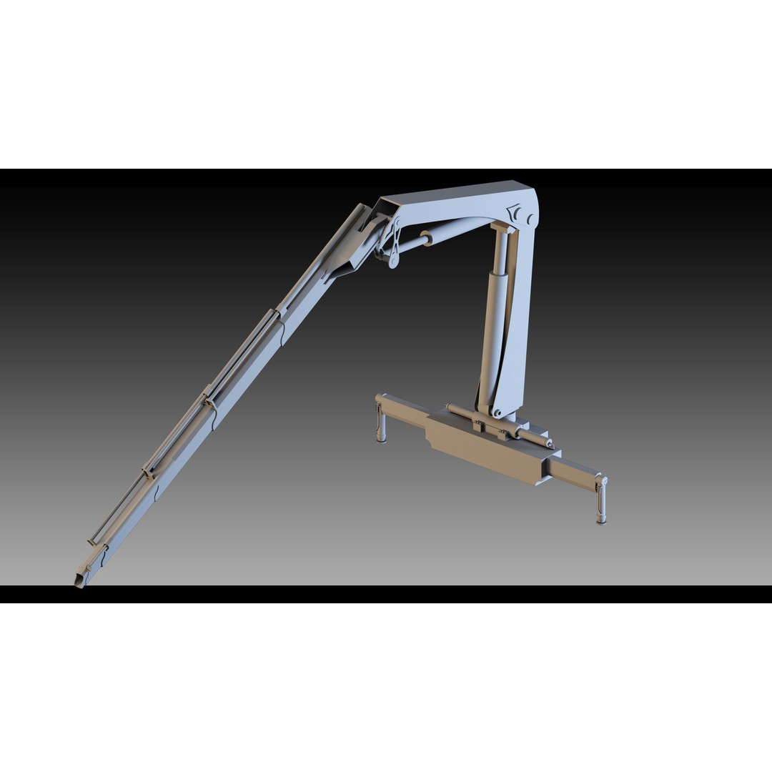Pickup Cranes 3D Model – High Detail Industrial Props, FBX & Blender - View 8