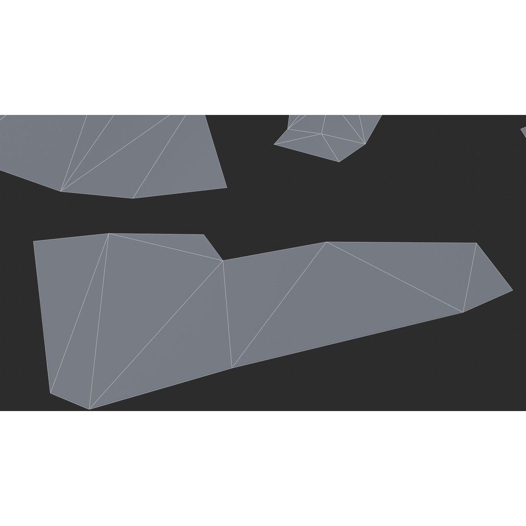 Paper Debris 3D Model – Low Poly Game Asset, PBR Ready, FBX