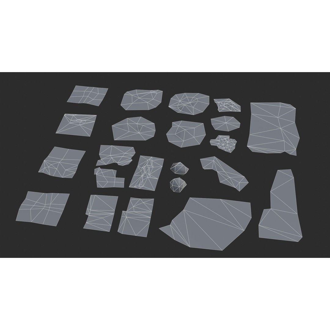 Paper Debris 3D Model – Low Poly Game Asset, PBR Ready, FBX - View 25