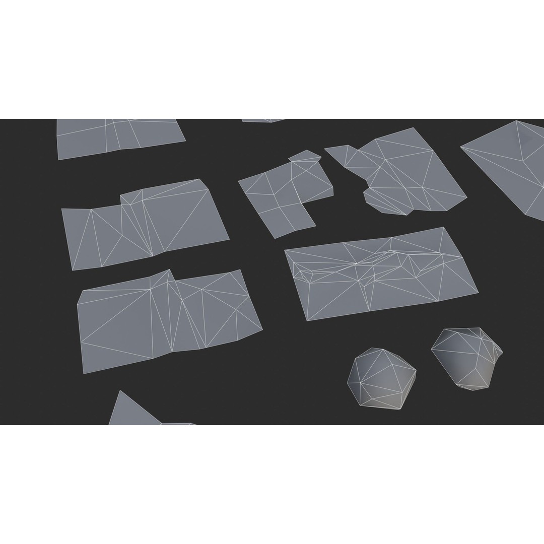 Paper Debris 3D Model – Low Poly Game Asset, PBR Ready, FBX - View 29