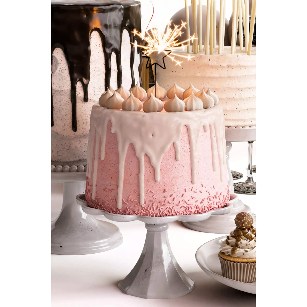 Birthday Holiday Decoration 3D Model – Festive Cakes, Balloons & Gifts - View 8