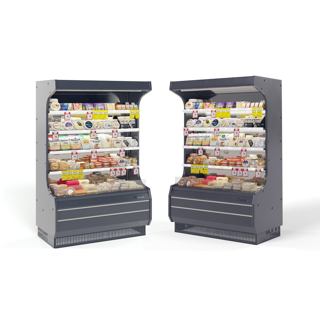 Cheese Product Display 3D Model – Realistic Dairy Fridge, FBX - View 7