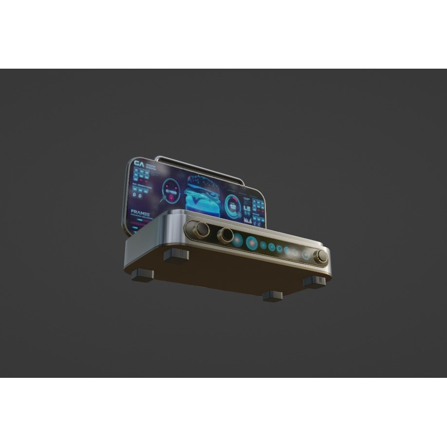 High-Tech Grill 3D Model – Realistic Kitchenware with PBR Textures, FBX - View 4