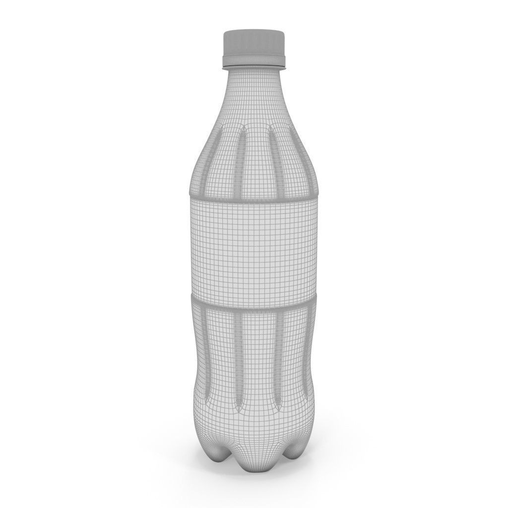 Soda Bottle 3D Model – High Poly PBR Beverage Asset, FBX, OBJ - View 12