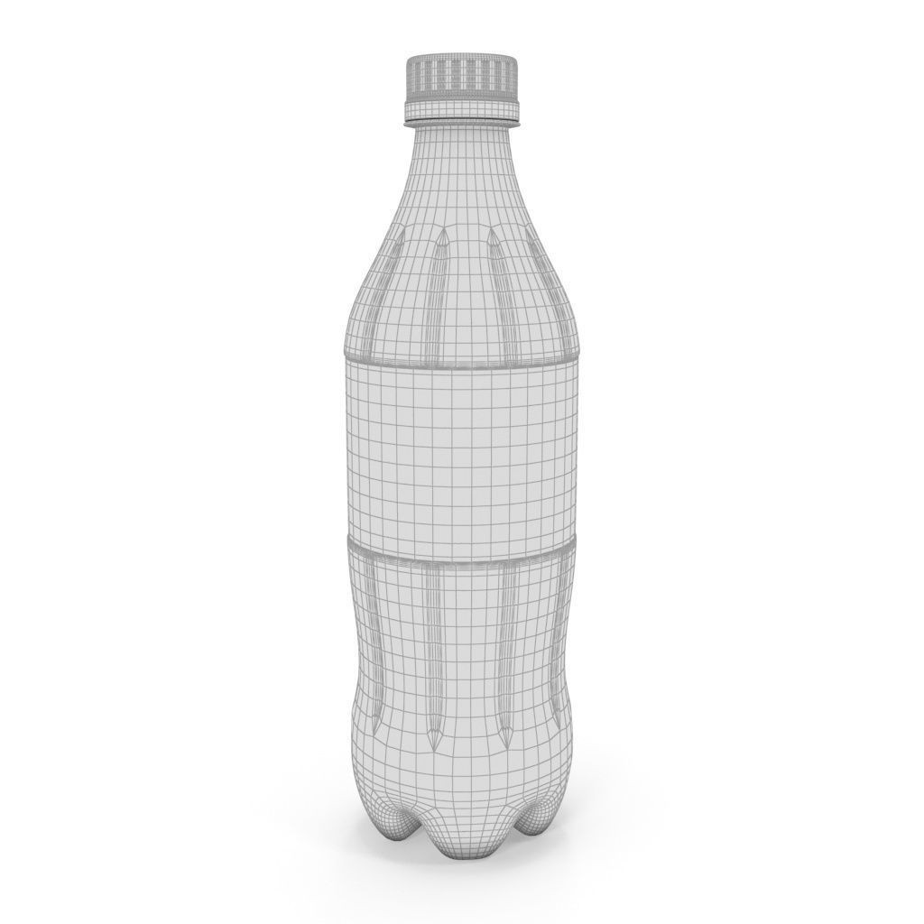 Soda Bottle 3D Model – High Poly PBR Beverage Asset, FBX, OBJ - View 13