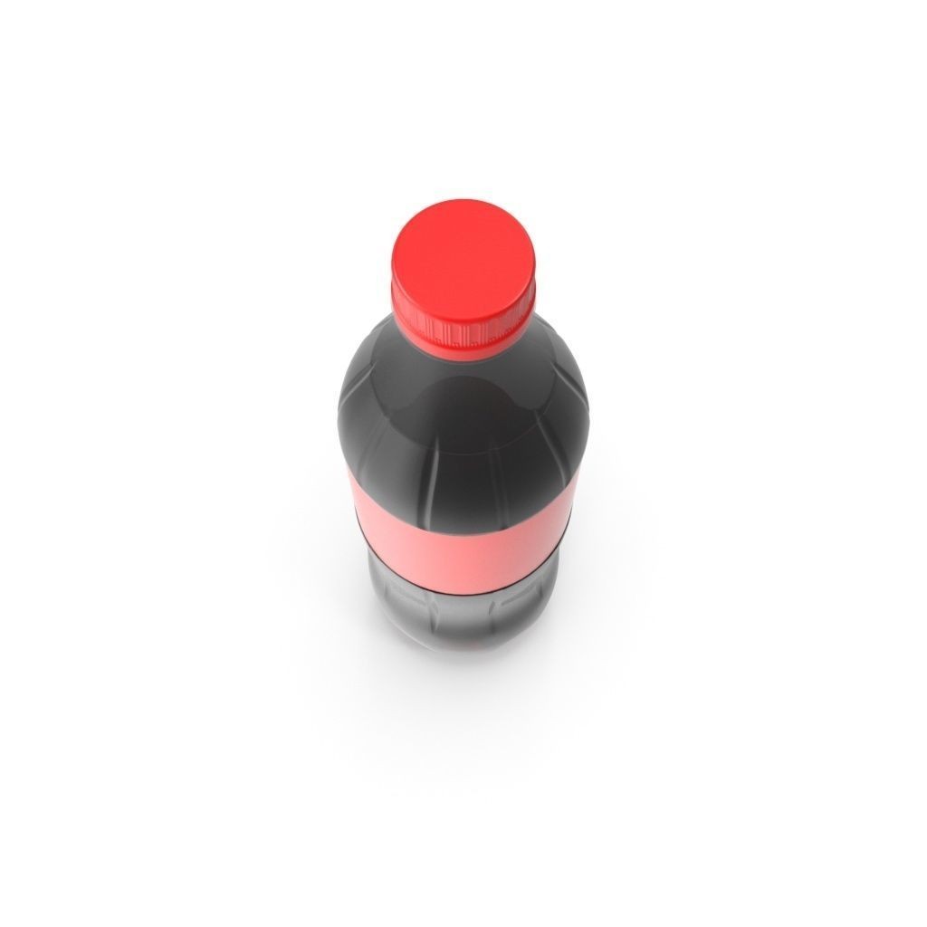 Soda Bottle 3D Model – High Poly PBR Beverage Asset, FBX, OBJ - View 4