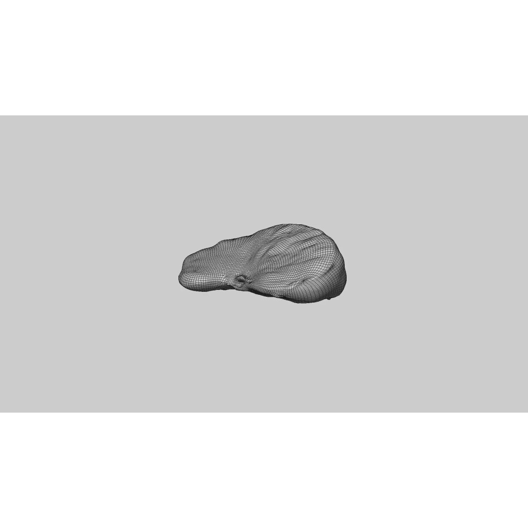 Mandarin Wedge Piece 3D Model – Photorealistic Food Asset, FBX, OBJ - View 8