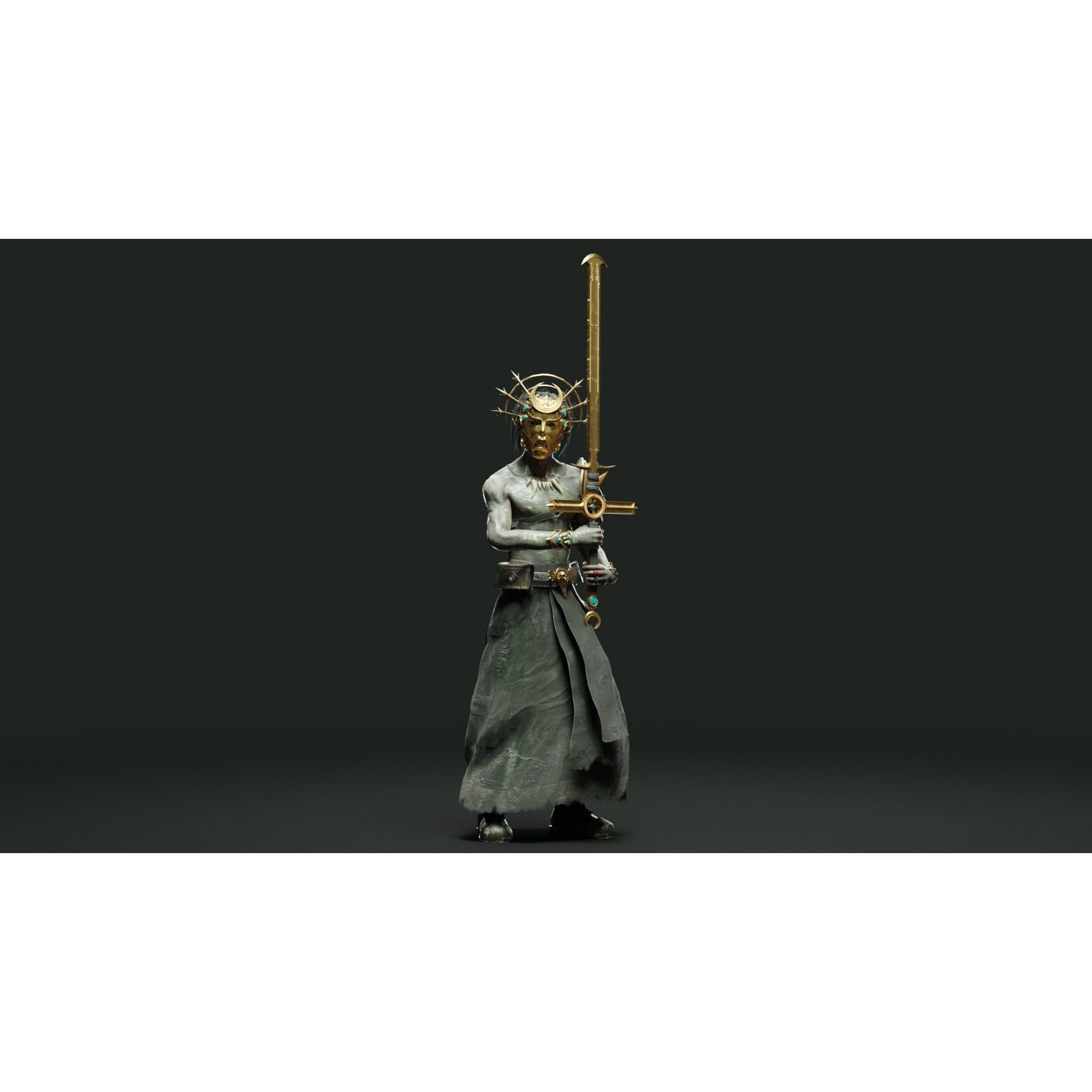 Cultist - Low-Poly Game-Ready 3D Model - View 15