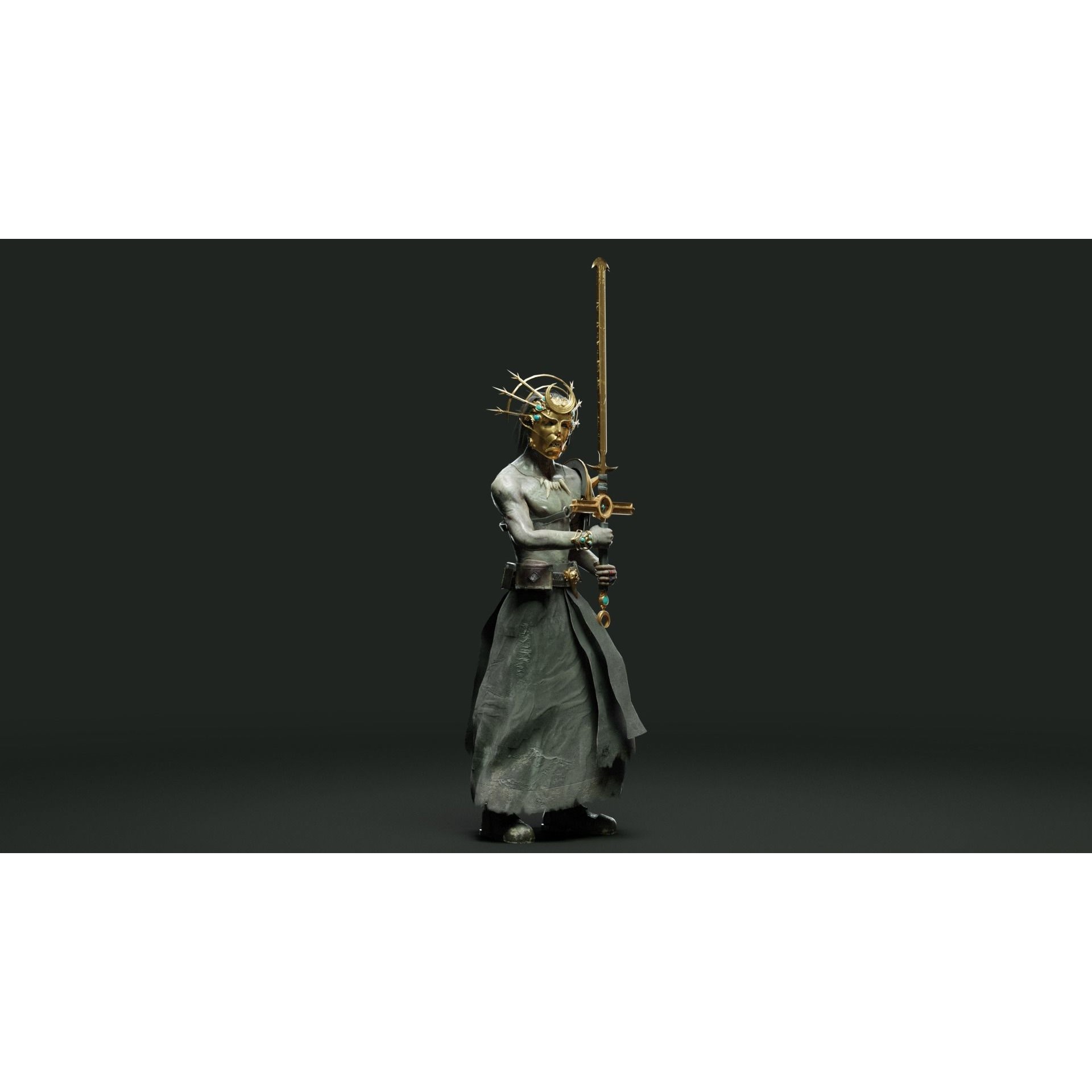 Cultist - Low-Poly Game-Ready 3D Model - View 16