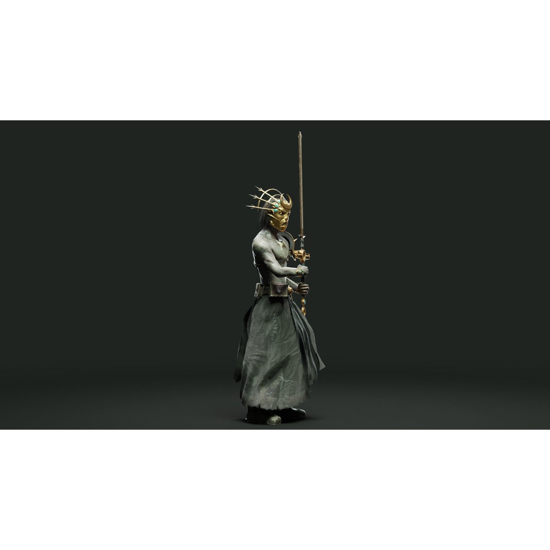 Cultist - Low-Poly Game-Ready 3D Model - View 17